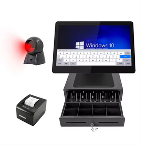 Nhà sản xuất cung cấp mới nhất 15.6 "<span class=keywords><strong>POS</strong></span> hệ thống siêu thị màn hình cảm ứng bán lẻ tiền mặt đăng ký máy - Product Image 1