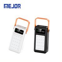 Chargeur portable personnalisé avec 4 câbles USB, 30000 mAh, pour les voyages, le camping en plein air, avec poignée