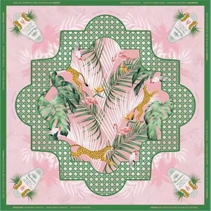 Nouveau produit, vente chaude, jeu de mahjong américain luxueux en acrylique avec des tuiles en forme de feuilles de palmier vertes, adapté aux familles - Product Image 5