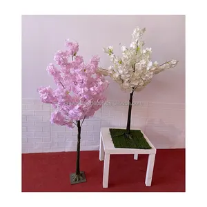 Custom Flower cherry blossom Tree White Pink Wedding Table Center piece Decor Artificial cherry Tree for Walkway Decoration