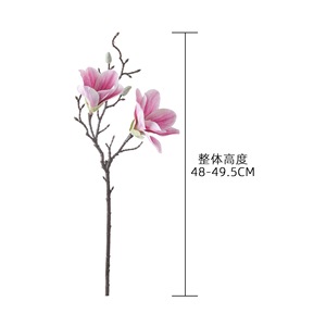 Flor Artificial de Magnolia Fría, de PVC y Goma Suave, Realista, para Decoración de Bodas, Estilo INS, Venta Transfronteriza - Product Image 4