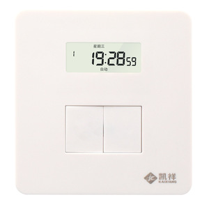 <b>Timer</b> Switch 220V Digital Automatic Control Wall Mounted Power <b>Timer</b> Sequential Switches ABS Material - Product Image 2