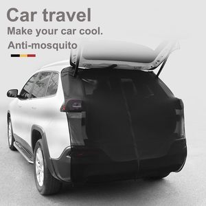 Car Rear Sunshade <b>Mesh</b> Screen Set Magnetic Trunk Ventilation <b>Insect</b> Protection General Fit SMLXL Size - Product Image 5