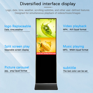 Écran tactile de <span class=keywords><strong>55</strong></span> pouces, système Win 10, kiosque sur pied pour intérieur, écran publicitaire, totem, signalisation numérique et écrans - Product Image 3