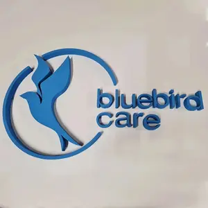 Customizable Office 3D Led Customized Logo Company Business Logo Acrylic Shop Wall Logo