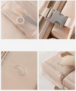 Bolsa de almacenamiento de viaje eficiente, organizador de equipaje ligero con múltiples compartimentos para ropa, calcetines, ropa interior y más - Product Image 2