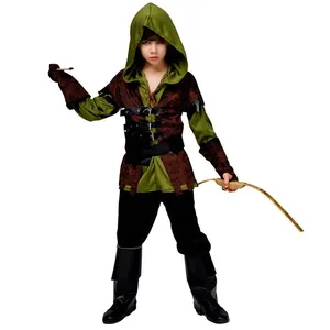 <span class=keywords><strong>Costume</strong></span> da <span class=keywords><strong>Robin</strong></span> Hood per Bambini, Travestimento da Arciere per Halloween, Purim e Feste in Maschera - Product Image 4