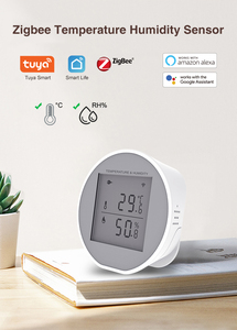 เครื่องวัดอุณหภูมิและความชื้นดิจิตอลอัจฉริยะ Tuya Zigbee สำหรับใช้งานภายในอาคาร พร้อมใช้งานร่วมกับ Alexa และ Google Home - Product Image 5