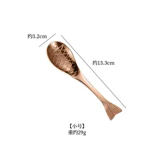 Серебряная ложка для рыбы 304 из нержавеющей стали Азиатский суп ложка с короткой ручкой ложка для десерта кофе
