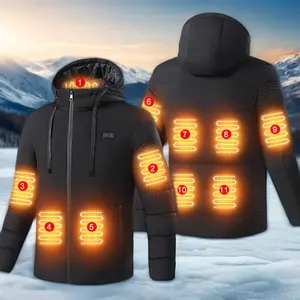 Customized Service Electric Hunting Fishing Electric Heated Hooded Jacket