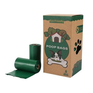 100% <b>Compostable</b> Wholesale Pet Waste Poop <b>Bags</b> Biodegradable Leak-proof Poop <b>Bag</b> - Product Image 1