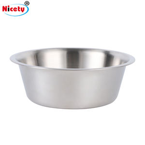 Mangkuk Anjing Portabel Modern dari Baja Tahan Karat Ramah Lingkungan untuk Makanan Dalam/Luar Ruangan untuk Kucing dan Hewan Lainnya 860ml 96g - Product Image 1