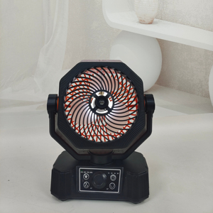 Thiết Kế Mới 20000MAh Xách Tay USB Năng Lượng Mặt Trời Cắm Trại Ngoài Trời <span class=keywords><strong>Fan</strong></span> <span class=keywords><strong>LED</strong></span> Phun Sương Làm Mát 6 Inch Có Thể Sạc Lại <span class=keywords><strong>Mini</strong></span> <span class=keywords><strong>Fan</strong></span> - Product Image 3