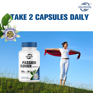 Cápsulas de Extracto de Flor de la Pasión OEM ODM - Suplemento de Flor de la Pasión para la Relajación y el Apoyo del Estado de Ánimo, Suplementos Herbales, Veganos, Sin OMG - Product Image 4