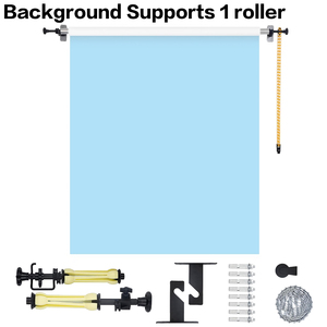 Fotografie Rolwand Montage Handmatig Achtergrondondersteuningssysteem Voor Het Vasthouden Van Achtergronden Fotoshoot Studio-Apparatuur 1 # Roller - Product Image 6