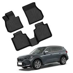 OEM Custom Logo New Black Non-slip Dustproof Universal Vehicle Floor Mat Car Matting Rubber TPE Anti-slip Mat For Car