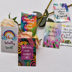 Haute qualité écologique personnalisé imprimé amusant jeu de cartes d'affirmation inspirant <span class=keywords><strong>quotidien</strong></span> impression offset revêtement latéral unique - Product Image 1