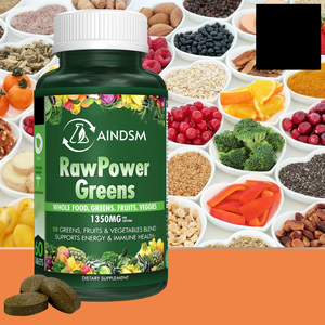 Tabletas de Polvo de Alfalfa Verde Cruda Más Vendidas, Suplemento Energético e Inmunológico para Adultos - Product Image 5