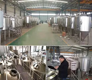 Microjardinagem de aço inoxidável, equipamento de fermentação de 1000 litros, 1000 litros, linha completa, planta para venda