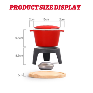 Ensemble de pot à <span class=keywords><strong>fondue</strong></span> au <span class=keywords><strong>fromage</strong></span> en <span class=keywords><strong>fonte</strong></span> traditionnelle suisse multifonctionnel pour la crème glacée, le chocolat, le <span class=keywords><strong>fromage</strong></span>, la <span class=keywords><strong>fondue</strong></span> chaude - Product Image 3