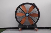 Ventilateur de plafond portable pour vestiaires de salle de sport, moteur sans entretien, pales en plastique, commande tactile, diamètre de la pale de 880 mm, garantie de 3 ans