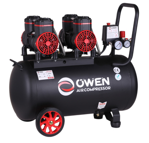 OWEN Máy Nén Khí Im Lặng Không Dầu Tiếng Ồn Thấp 50L 2 Đầu - Product Image 2