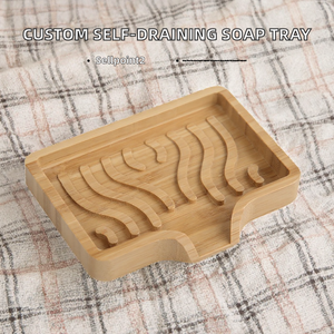 Jabonera, Bandeja de Secado de Jabón de Alta Calidad, Ecológica, con Logotipo Personalizado, Autodrenante, para Baño, Jabonera para Bañera - Product Image 2