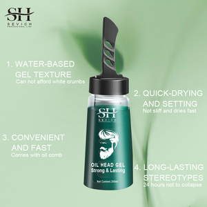 Homens à moda Forte Segure Secagem Rápida Configuração Styling Argila Matte Cabelo Pomada <span class=keywords><strong>Gel</strong></span> De Cabelo Com Pente - Product Image 4