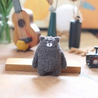 Mignon gros animal enfants cadeau peluche ours poupées porte-clés cartable sac à dos pendentif