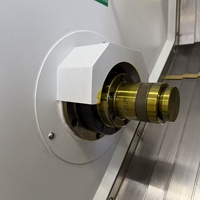 Tour CNC à banc incliné TCK40 - Portance de 400 mm, guides de précision taïwanais, centre de tournage haute précision, commande GSK, robuste, horizontal, simple