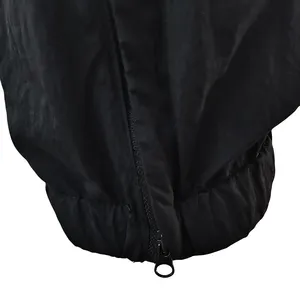 Logo ricamato personalizzato giacca a vento in Nylon tuta da uomo giacche e pantaloni set tuta sportiva da Jogging in Nylon per uomo adulti