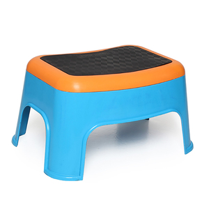 Sgabello per piedistallo portatile a scala singola da 300 libbre da 9.5 pollici in plastica a collo alto 1 passo sgabello per cucina bagno - Product Image 6