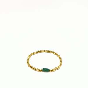 Fashion <b>Beaded</b> <b>Bracelet</b> 316L Stainless Steel PVD <b>Gold</b> Plating Sustainable Resistant - Product Image 1