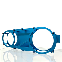 Accessoires de scooter CNC personnalisés OEM ODM, couvercle d'entraînement CVT central ouvert en aluminium billette haute précision pour Gy6 150cc