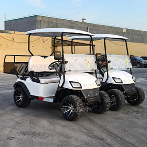 Voiturette de golf utilitaire 2 places Pure White avec roues en alliage et pare-brise pliable pour le transport de marchandises et la patrouille en ferme et ranch - Product Image 6