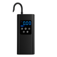 Gonfleur de pneus électrique portable à cordon - Pompe à air 12V en métal + ABS pour voitures, vélos électriques et motos