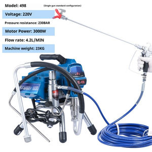 <span class=keywords><strong>Pistolet</strong></span> de pulvérisation électrique sans air haute pression 22Mpa, pression maximale, capacité du réservoir 6L, moteur universel, professionnel, pour <span class=keywords><strong>peinture</strong></span> au latex DIY, garantie 3 ans - Product Image 1