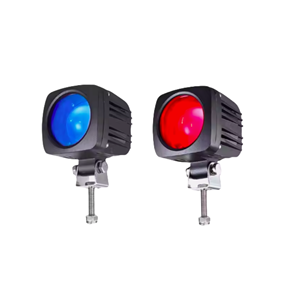 <span class=keywords><strong>Lampe</strong></span> de signalisation LED étanche <span class=keywords><strong>rouge</strong></span> à quatre points avec flèche bleue pour la sécurité des chariots élévateurs dans les chantiers - Product Image 3