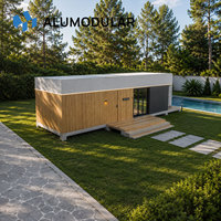 Maison modulaire préfabriquée en structure acier entièrement meublée, aménagement personnalisé, livraison rapide, clé en main pour projets résidentiels