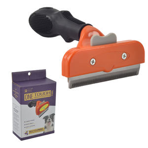 Spazzola per la cura dei capelli in plastica ecologica per cani e gatti lama in acciaio inossidabile per <span class=keywords><strong>Deshedding</strong></span> e rimozione di peli galleggianti aggrovigliati - Product Image 3