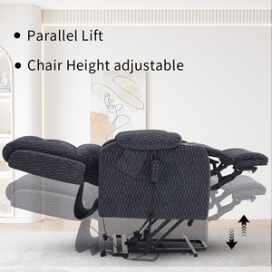 Sillón Reclinable CJSmart Home con Respaldo Plano que se Reclina Completamente a 180 Grados para Salón de Belleza con Reposacabezas - Product Image 3