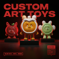 Figurines de fruits en vinyle souple personnalisées Orange Pomme Kiwi Personnages Jouets en boîte mystère Fabricant OEM