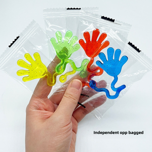 Jouets adhésifs souples et extensibles à paillettes pour les mains - Jouet amusant pour les doigts, adhésif pour grimper sur les murs, <span class=keywords><strong>collant</strong></span>, nostalgique et durable - Product Image 3
