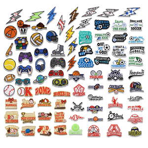 Offre Spéciale : Écussons brodés thermocollants pour garçons, thème sportif (football, hockey, basketball, baseball) pour machines <span class=keywords><strong>de</strong></span> jeu Bolt - Product Image 1