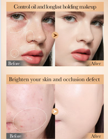 Crème BB minérale liquide personnalisée à étiquette privée 2 en 1, fond de teint, anticernes, nourrissant, hydratant, éclaircissant, coussin d'air 2