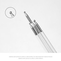 Stylo à ongles 4 en 1, outil de pose de strass, outil de pointillage, stylo à pointe fine pour la décoration des ongles, manucure professionnelle en salon