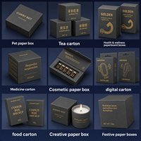 Boîte écologique Petit produit électronique recyclable imprimé de logo personnalisé Boîtes en papier Emballage avec fenêtres