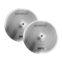 Top Sales 7Pcs MOSICO Sliver Low Volume Mute Cymbals Set for Drummers Practice With Cymbal Bag
