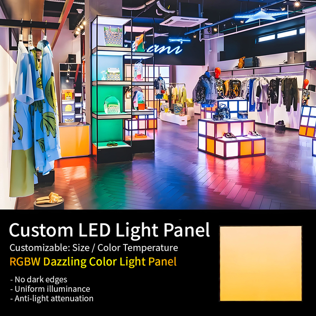 Customized DC24V High Bright SMD5050 LED Light Box Panel with Light Guide Plate Transparent Acrylic Sheet Energy Saving Dimmable