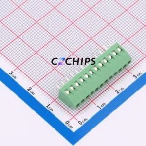 C254128V-12P0G36 Screw Terminal Block Through hole Component (THT),P=2.54mm Connector 1x12P 2.54mm 12P 1 - Product Image 1
